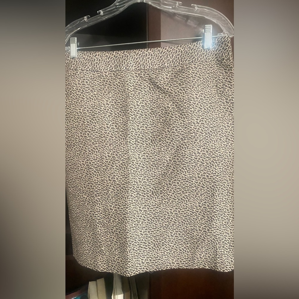 Loft pencil skirt animal print